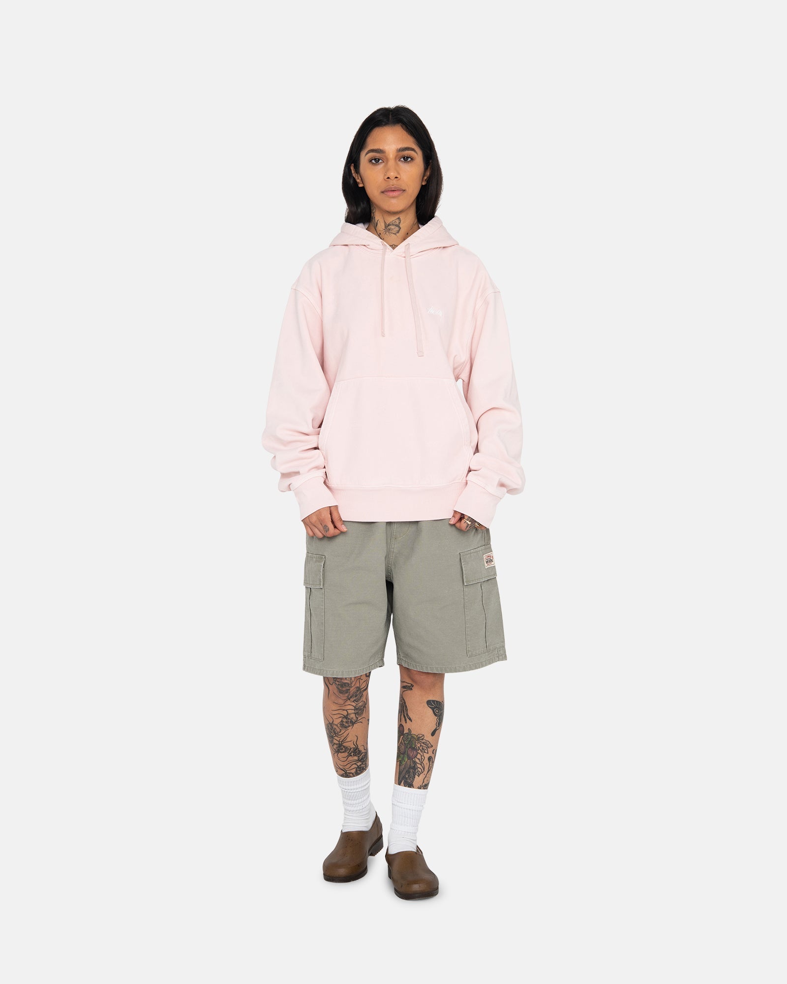 OVERDYED STOCK LOGO HOODIE