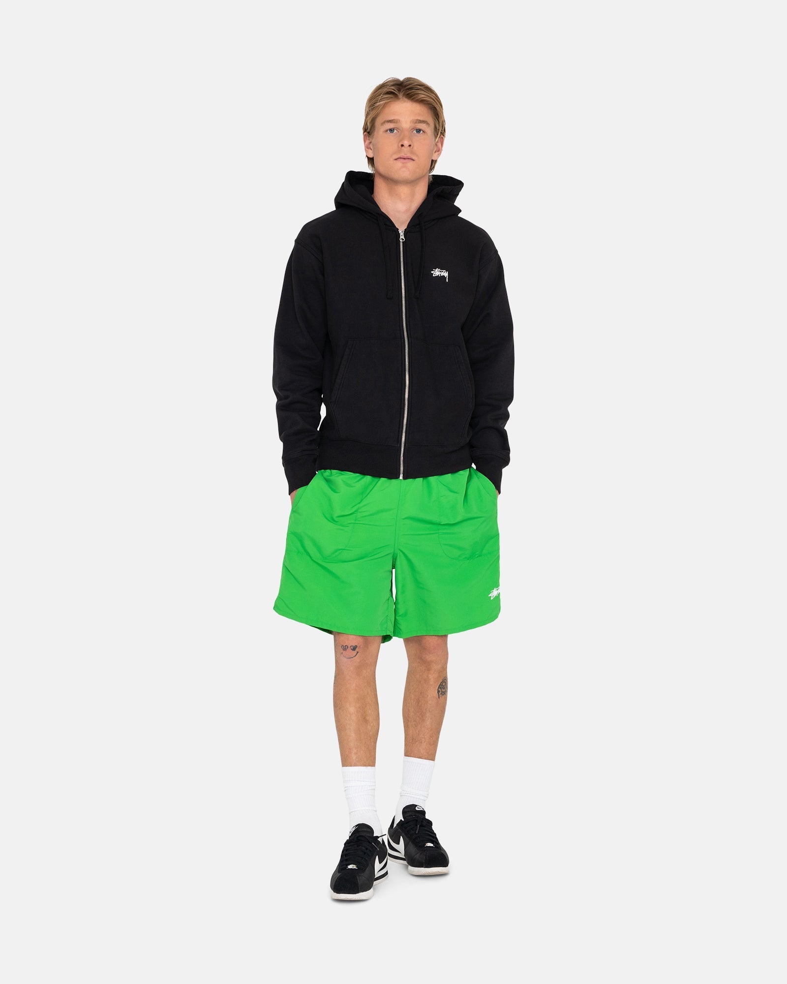 STOCK LOGO ZIP HOODIE
