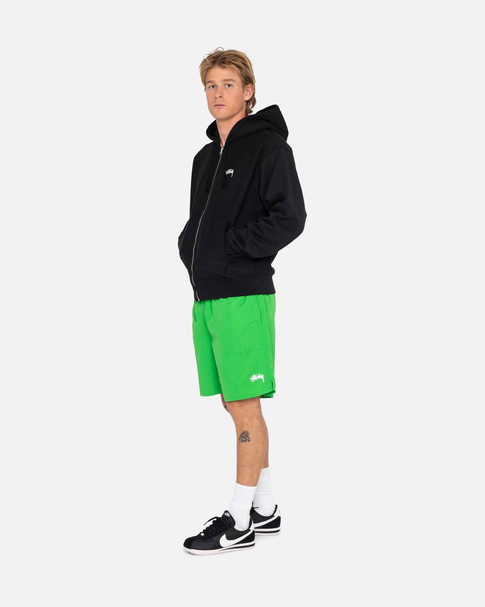 STOCK LOGO ZIP HOODIE