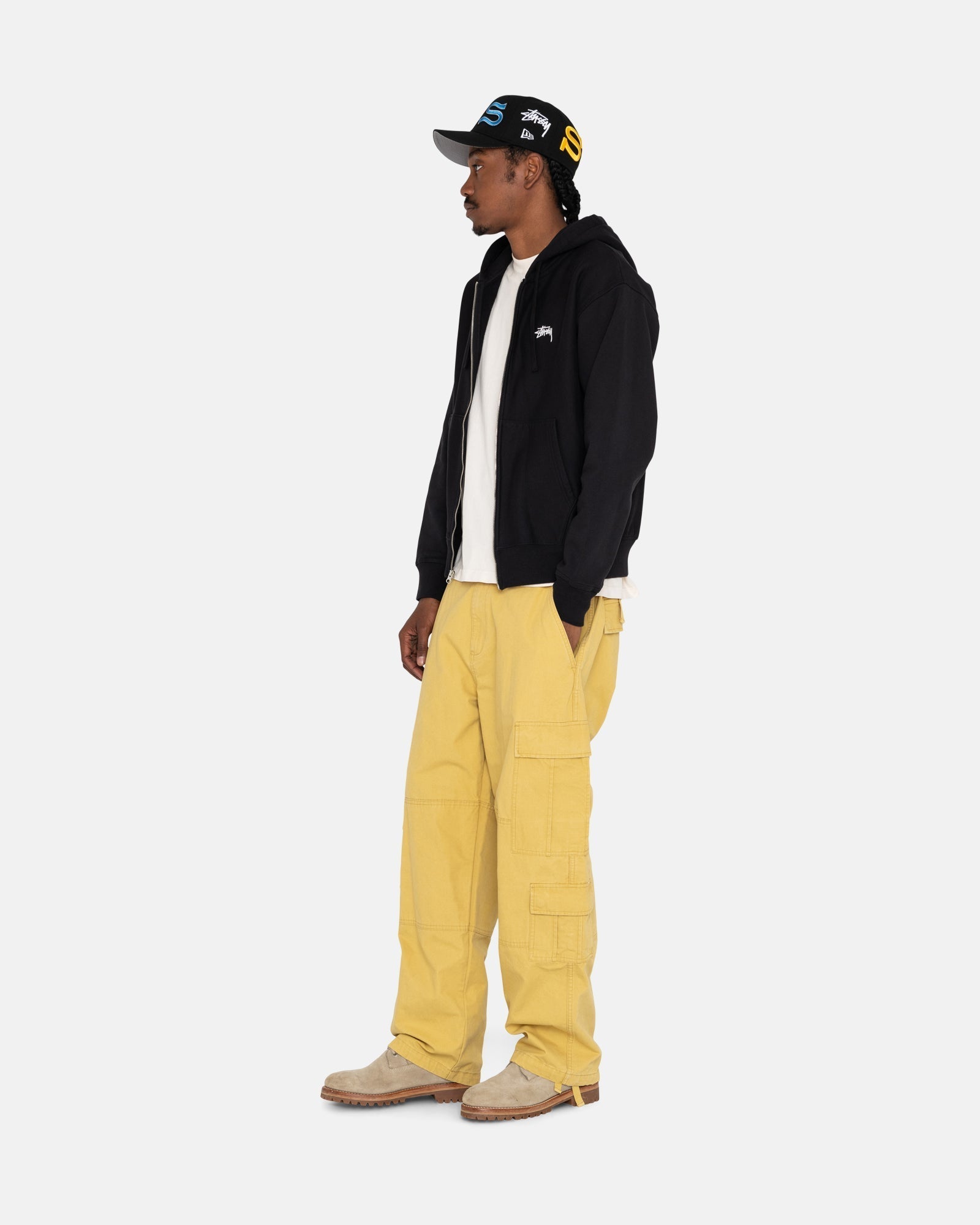 STOCK LOGO ZIP HOODIE