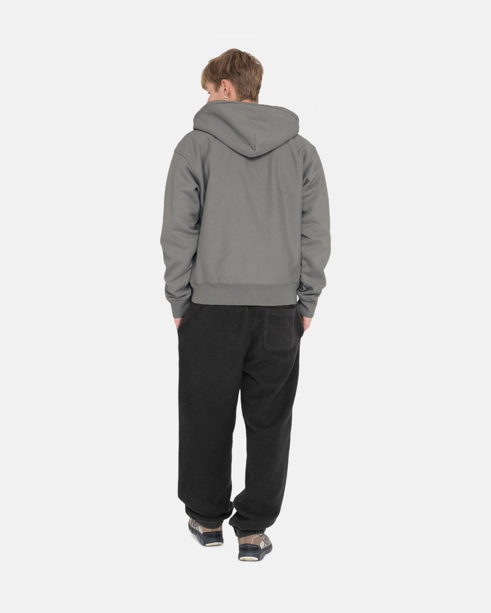 STOCK LOGO ZIP HOODIE