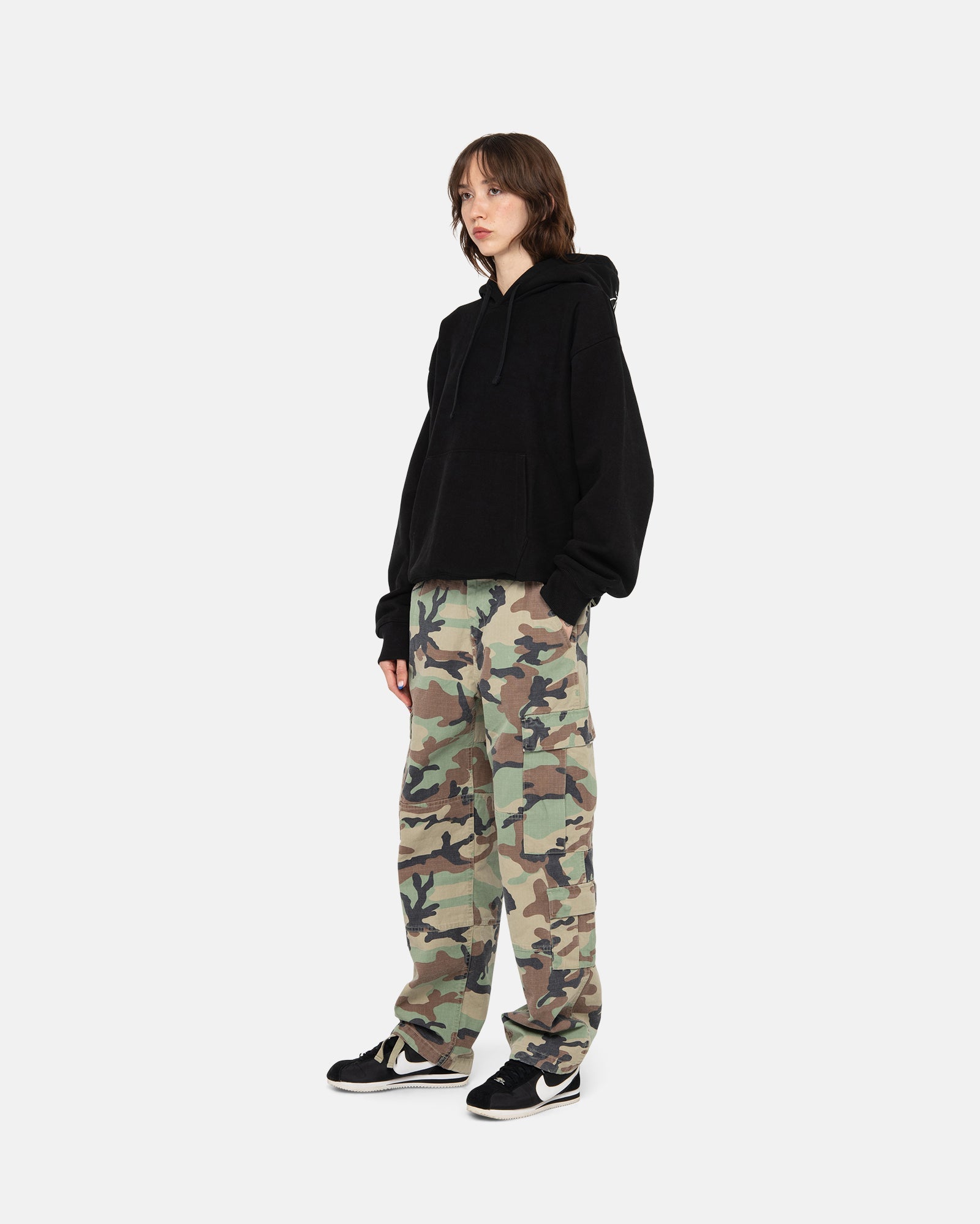 BACK HOOD APPLIQUE HOODIE