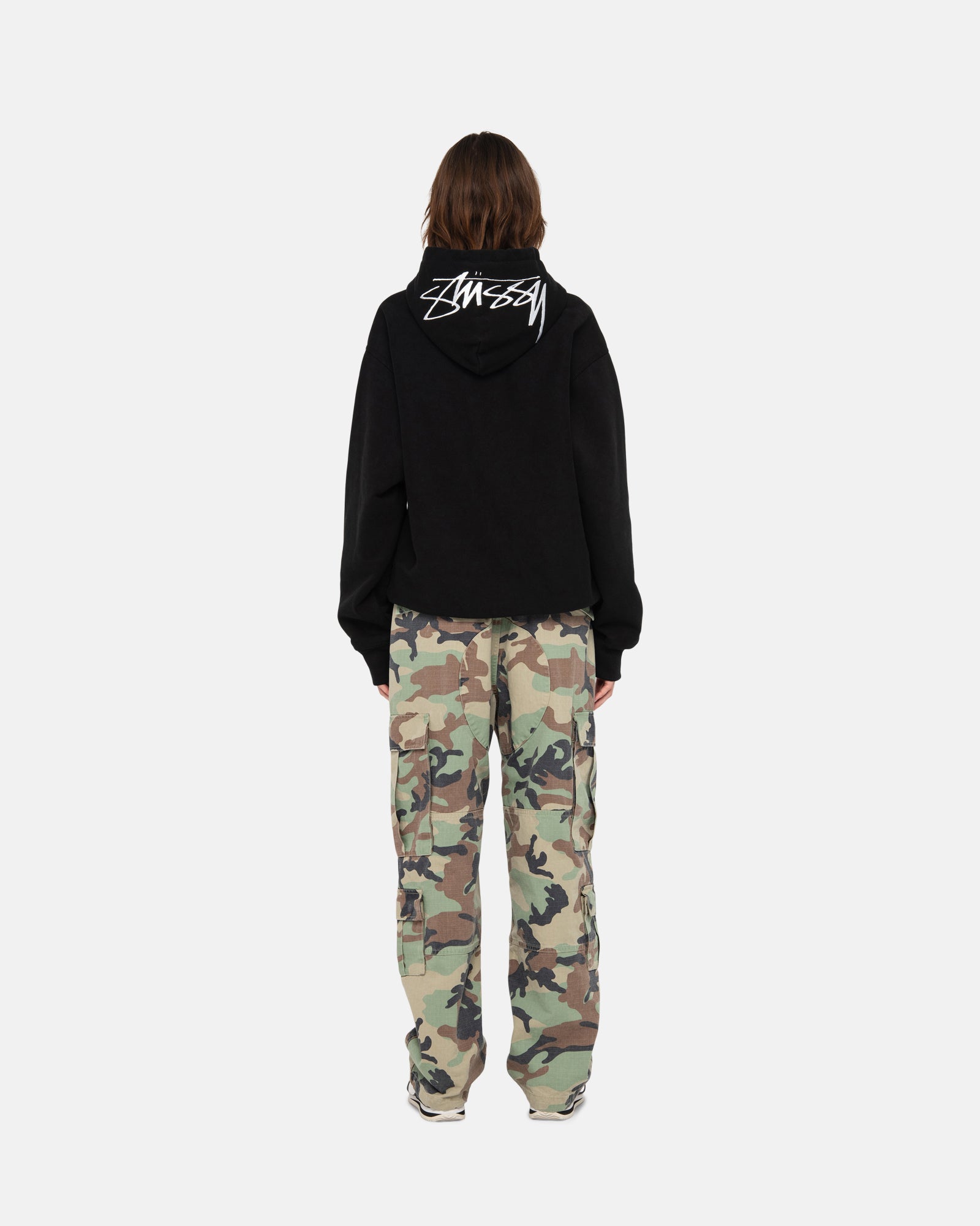 BACK HOOD APPLIQUE HOODIE