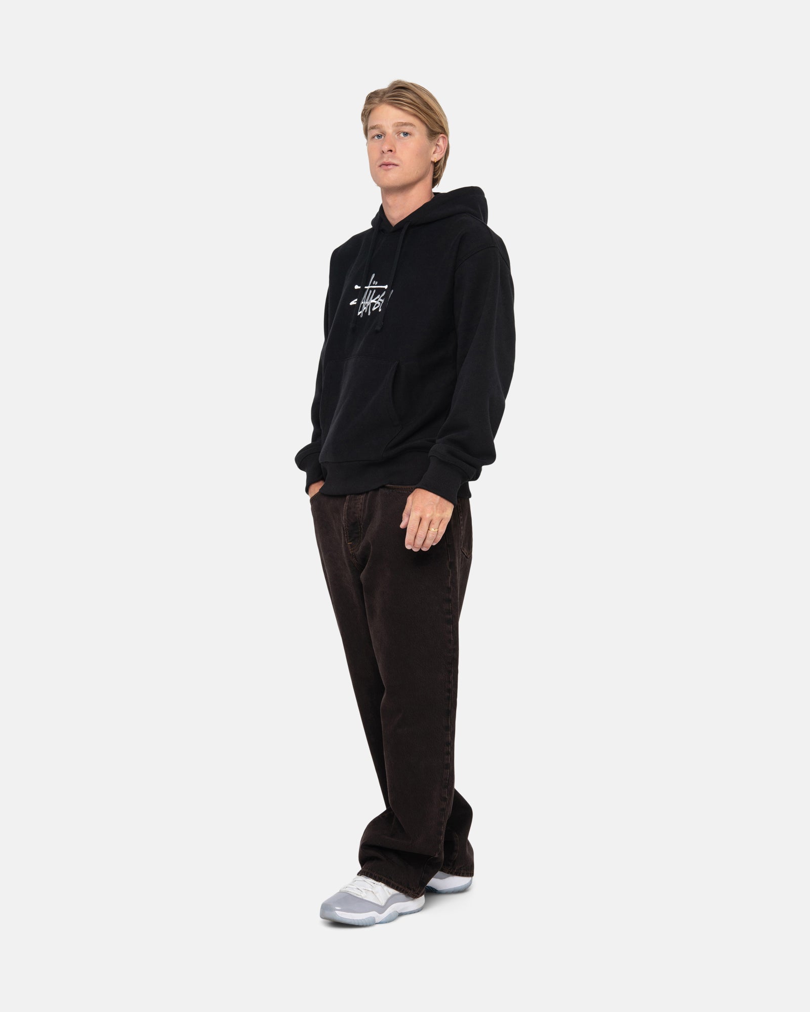 BASIC APPLIQUE HOODIE
