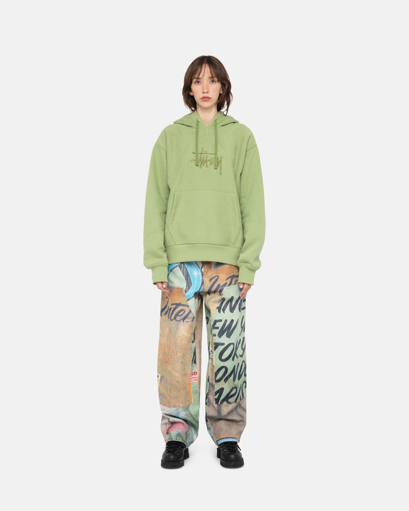 BASIC APPLIQUE HOODIE
