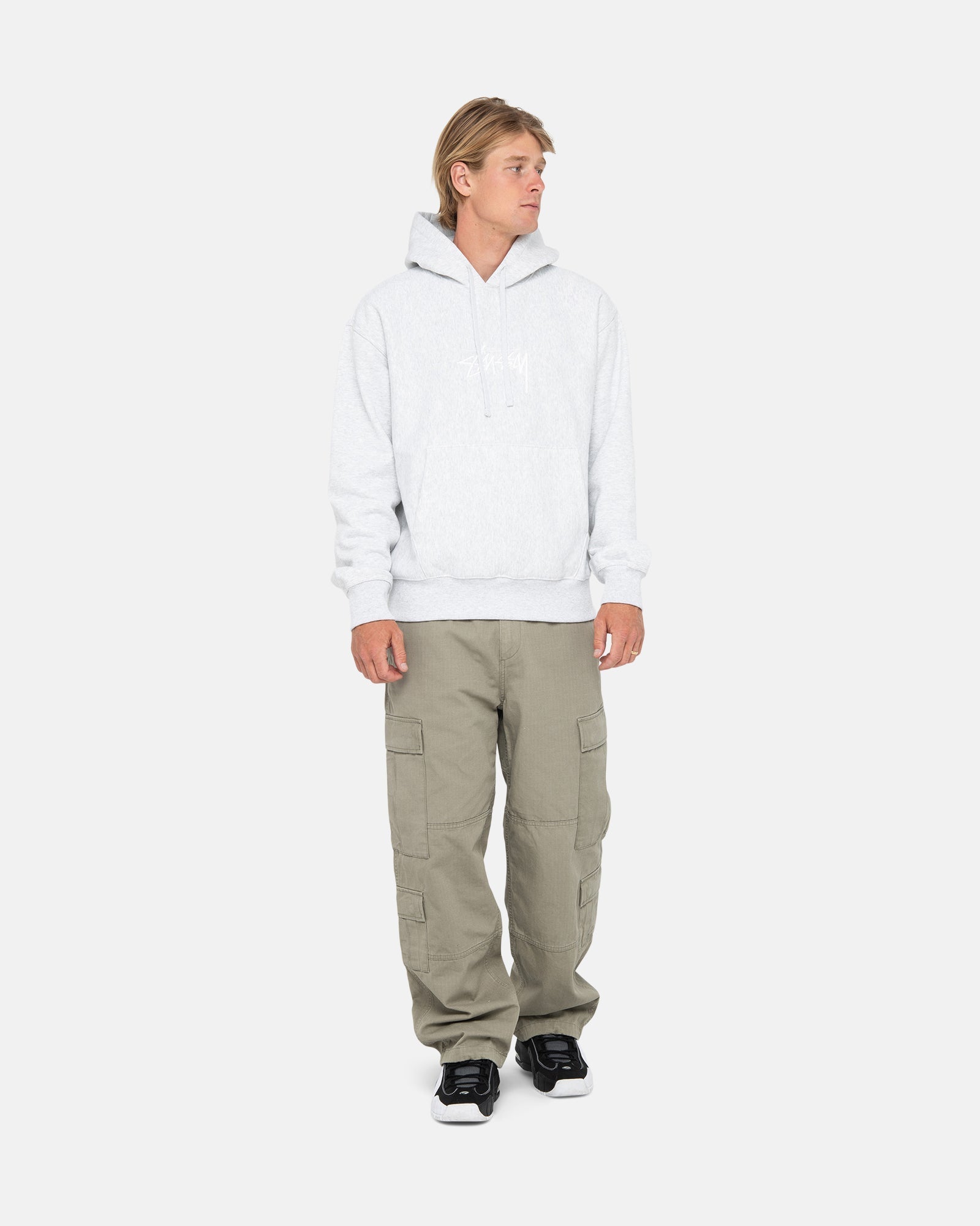 STOCK LOGO APPLIQUE HOODIE