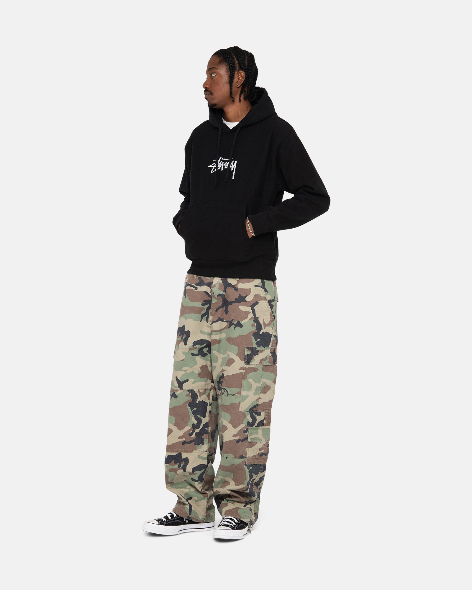 STOCK LOGO APPLIQUE HOODIE