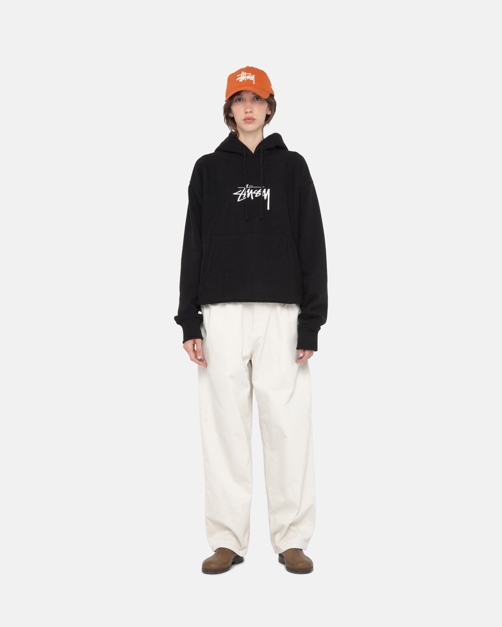 STOCK LOGO APPLIQUE HOODIE