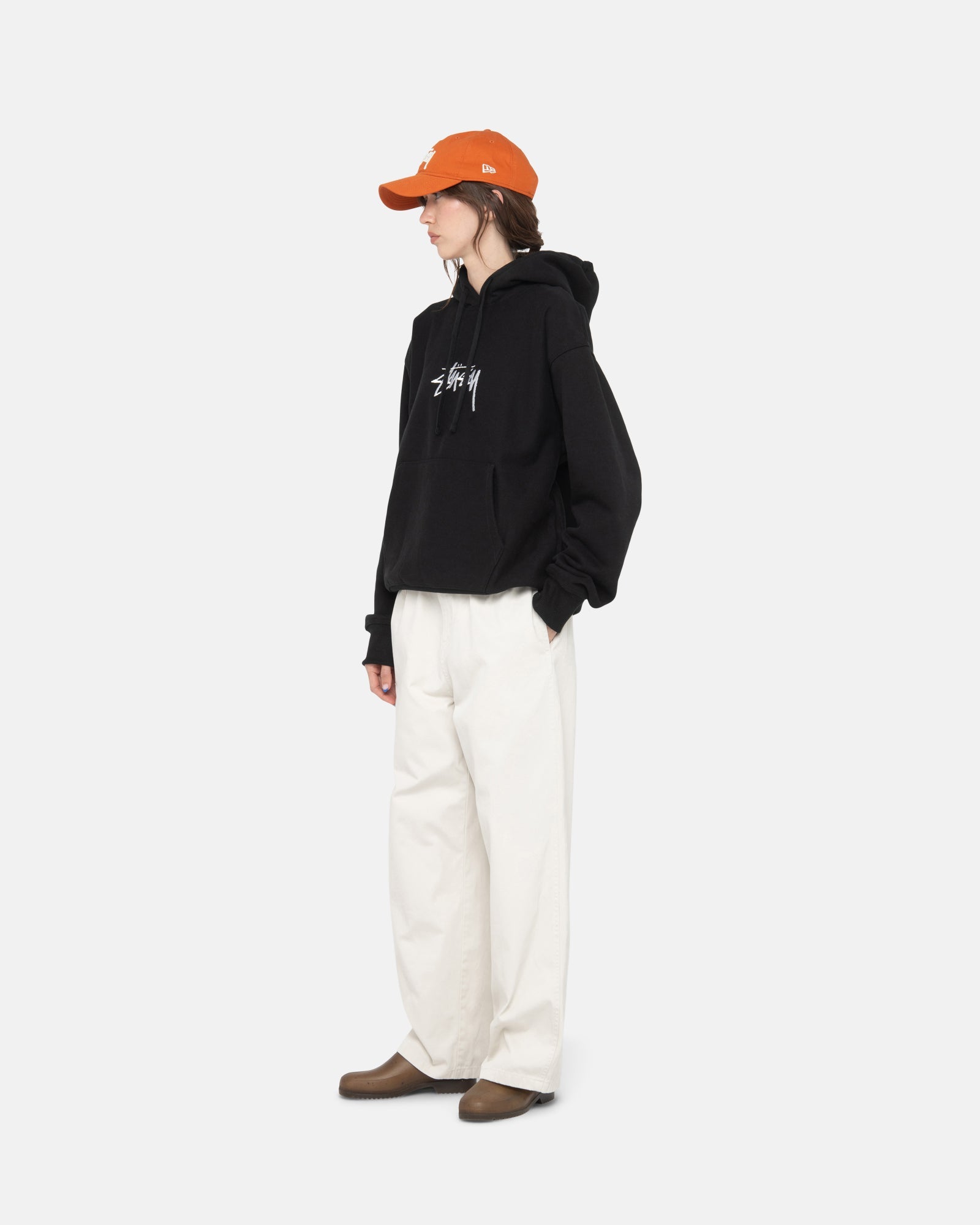 STOCK LOGO APPLIQUE HOODIE