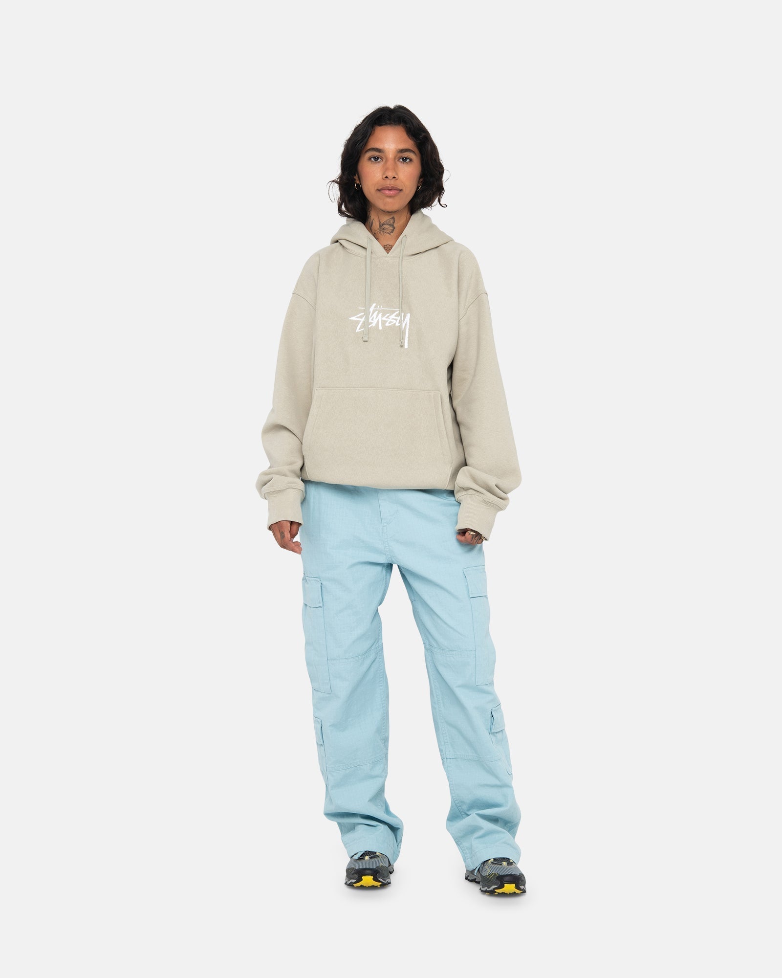 STOCK LOGO APPLIQUE HOODIE
