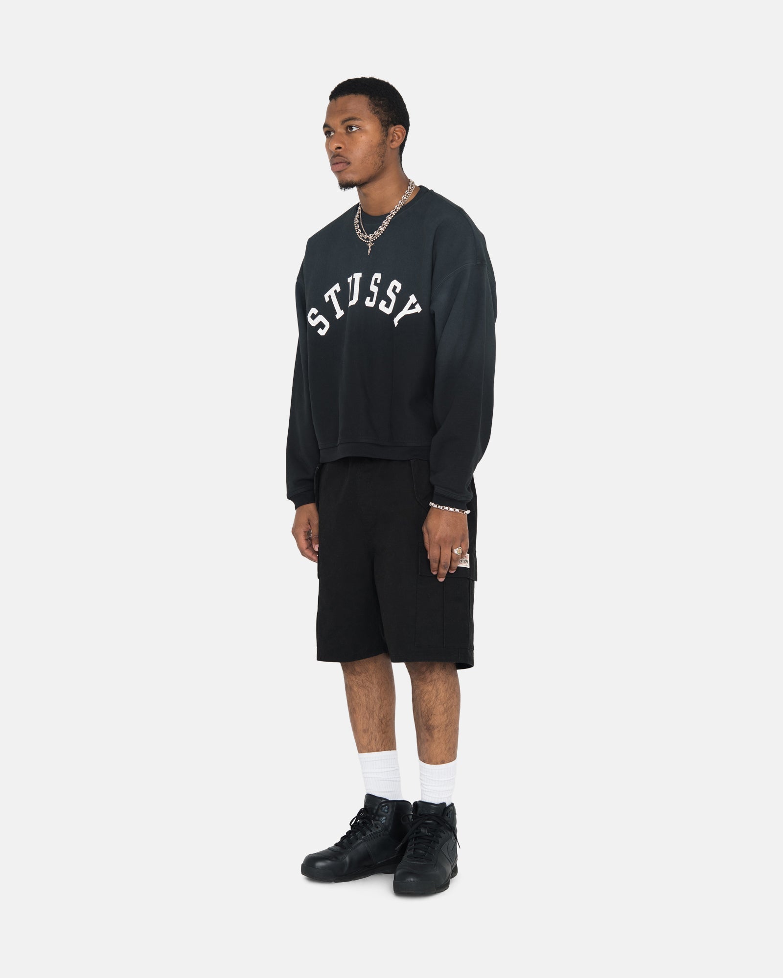 SUN FADED OVERSIZED CREW