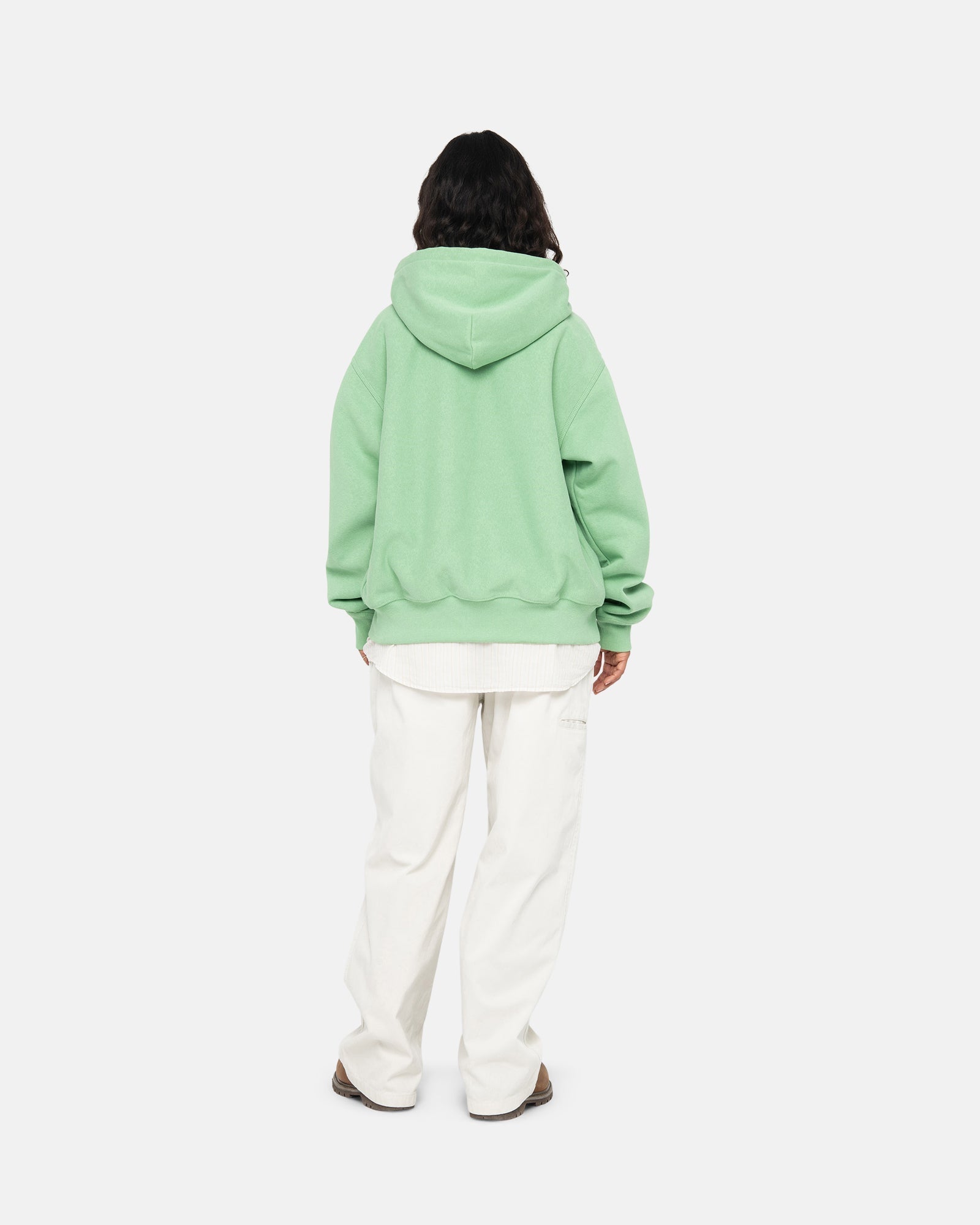STOCK LOGO ZIP HOODIE