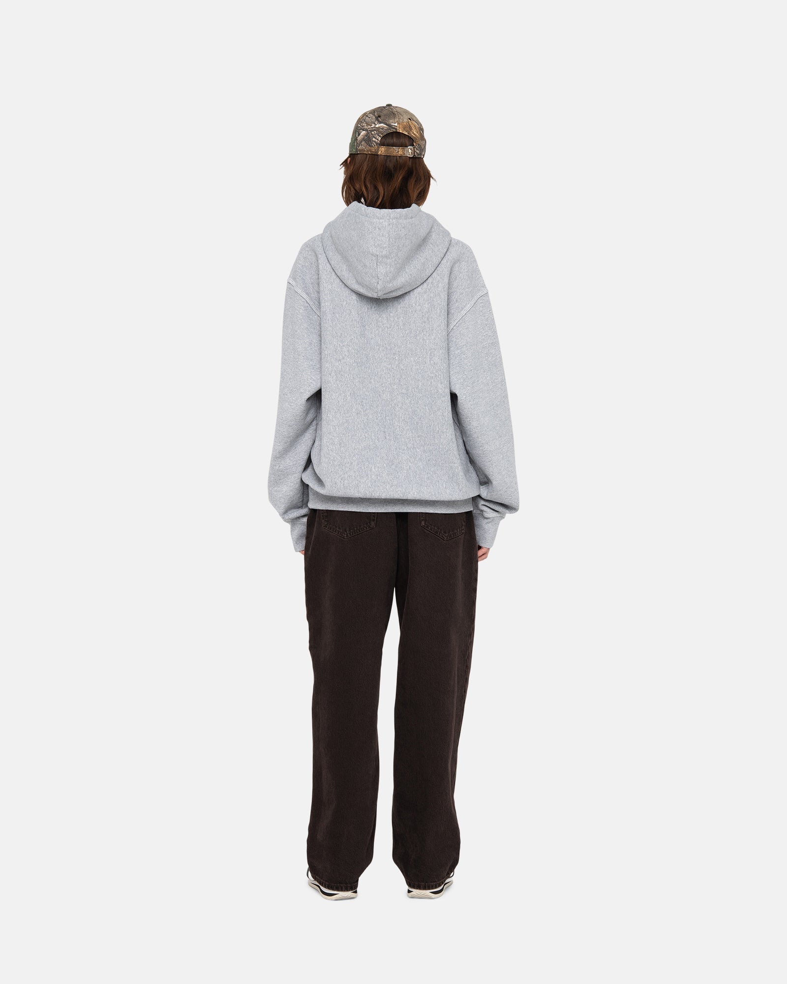 CONTRAST STITCH LABEL HOODIE