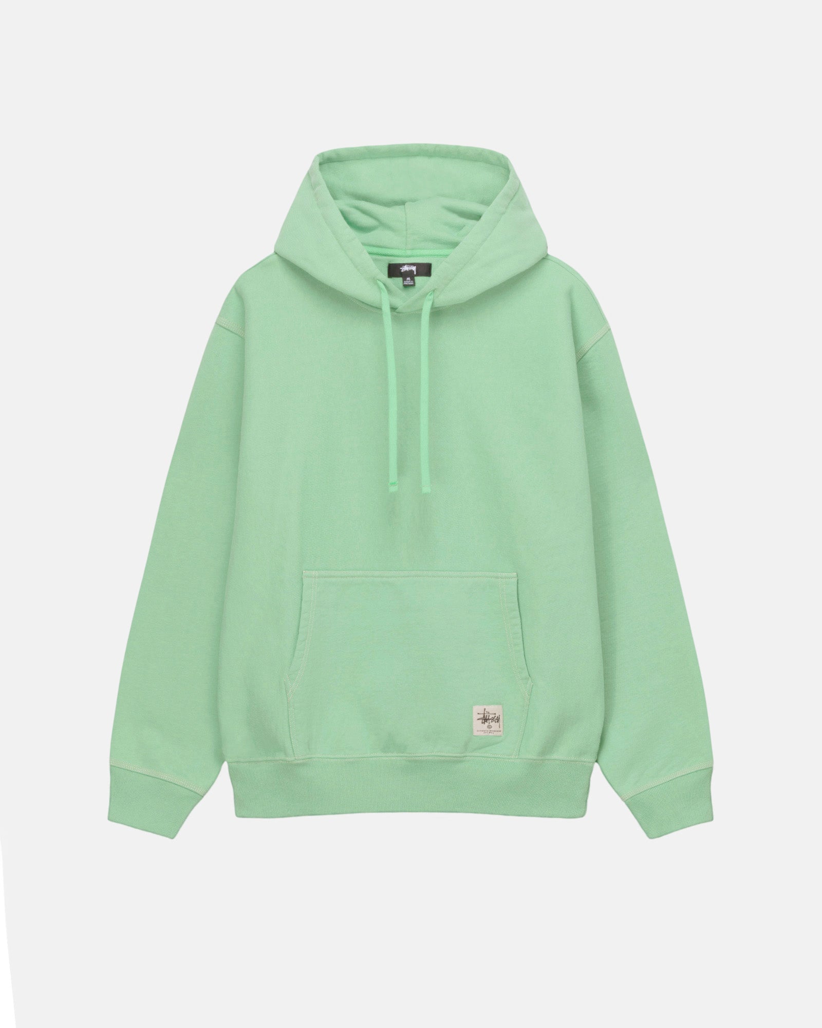 CONTRAST STITCH LABEL HOODIE
