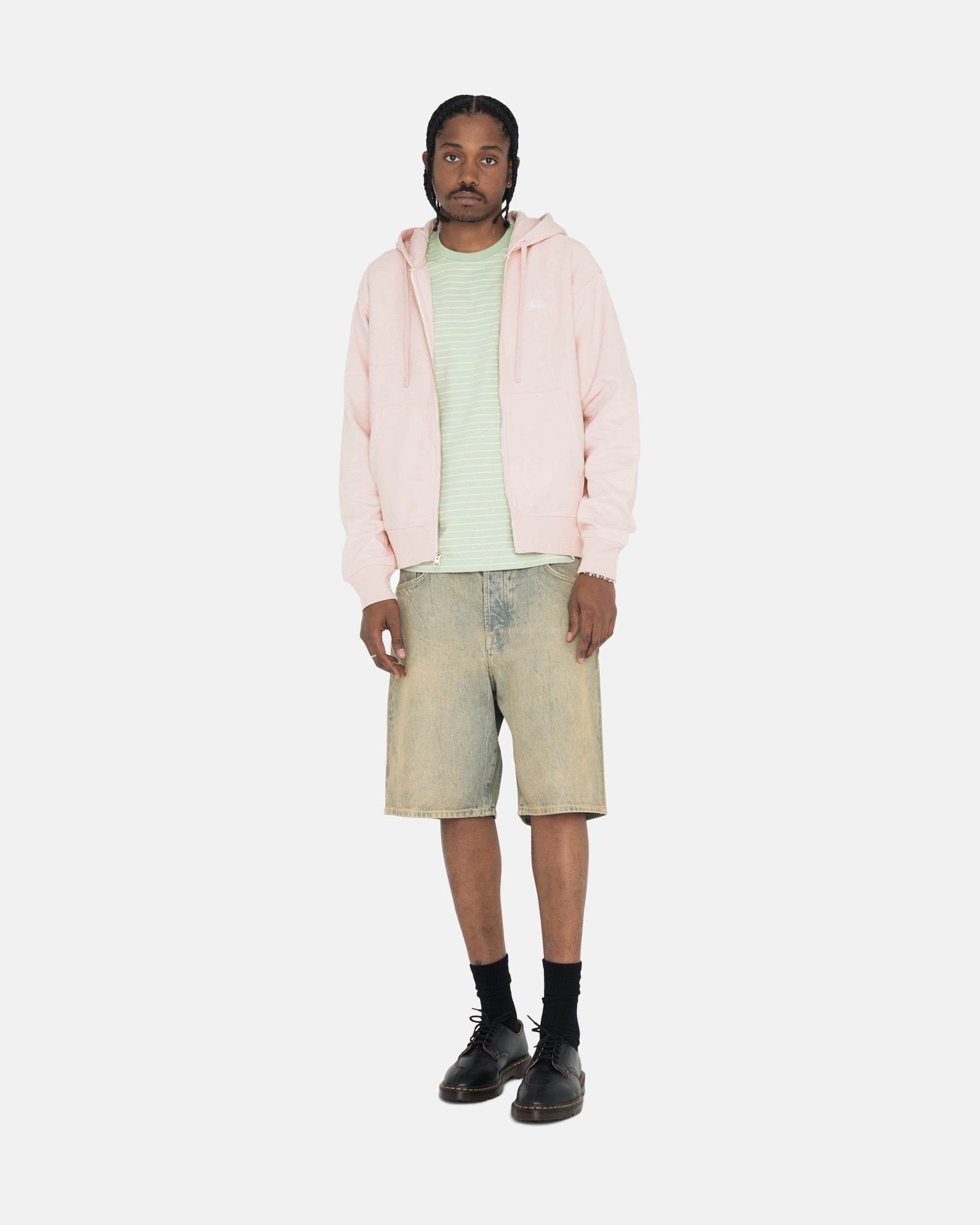 STOCK LOGO ZIP HOODIE