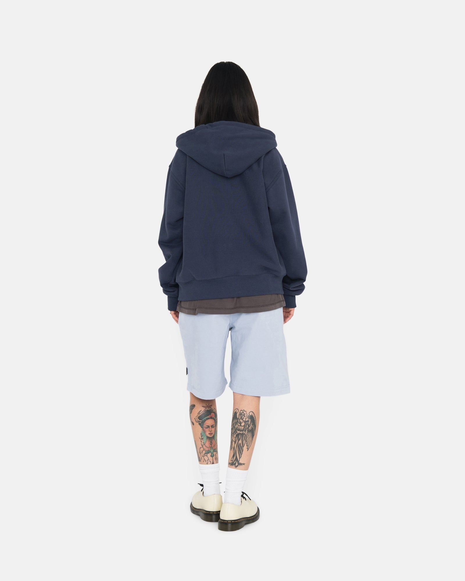 STOCK LOGO ZIP HOODIE