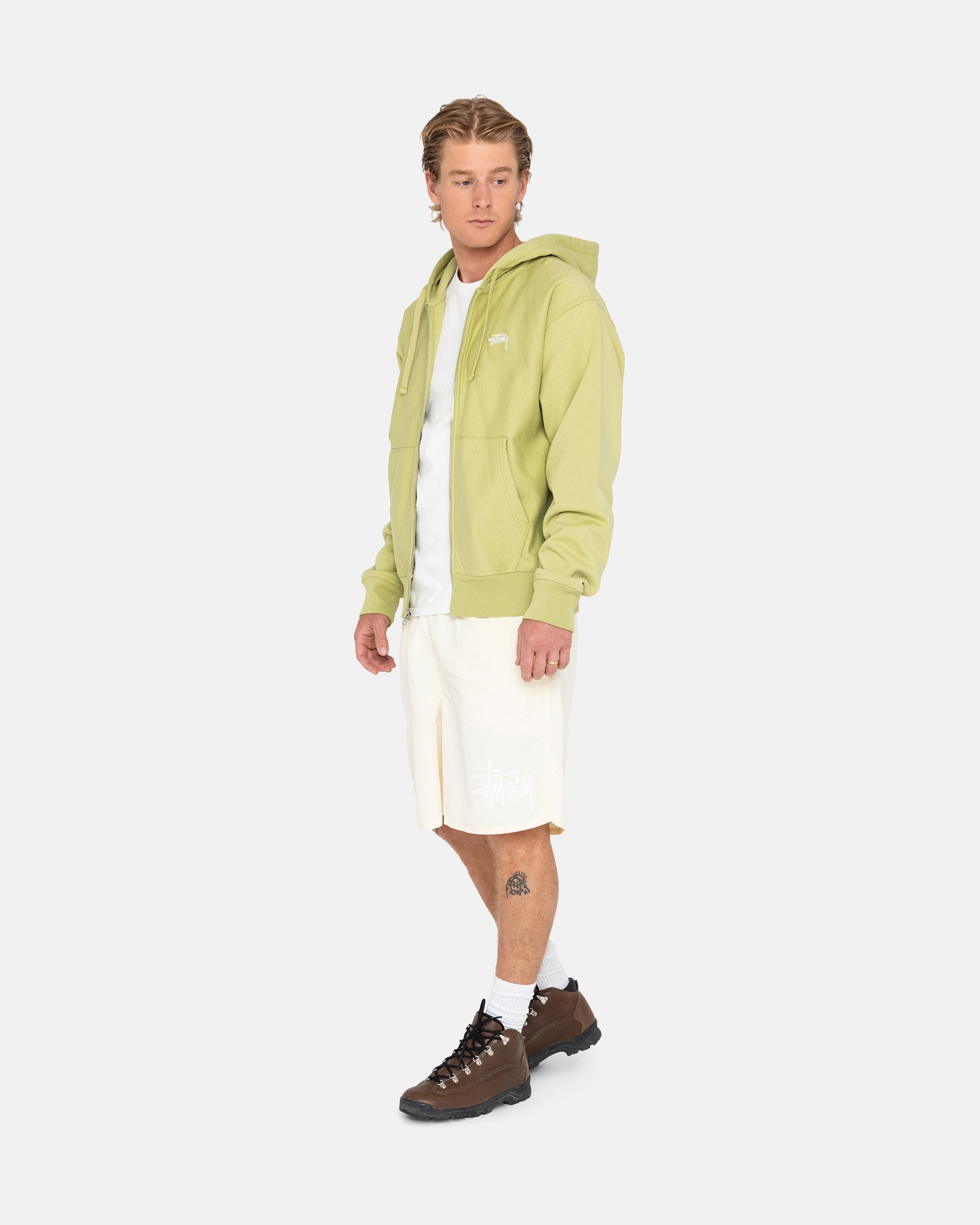 STOCK LOGO ZIP HOODIE