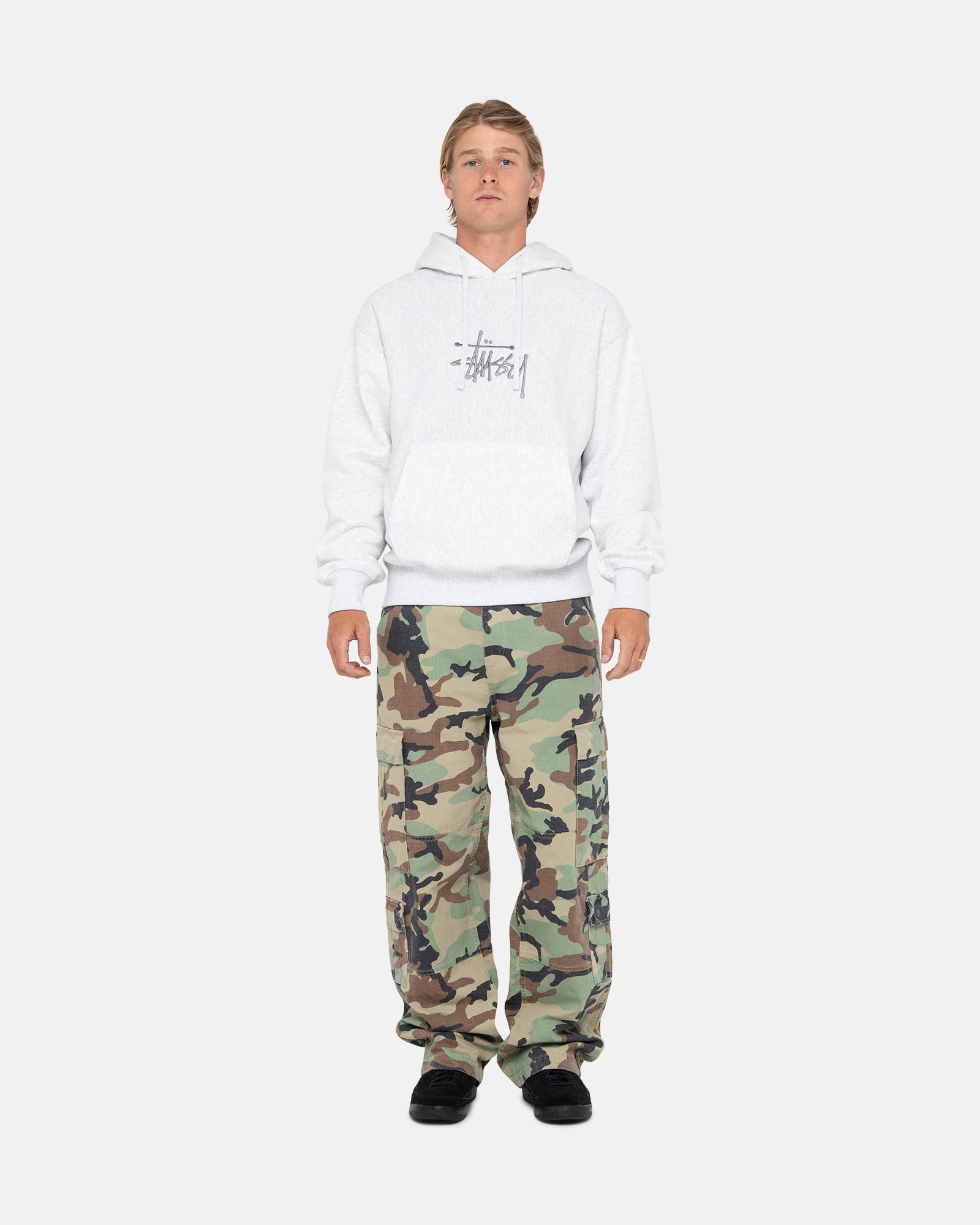 BASIC APPLIQUE HOODIE