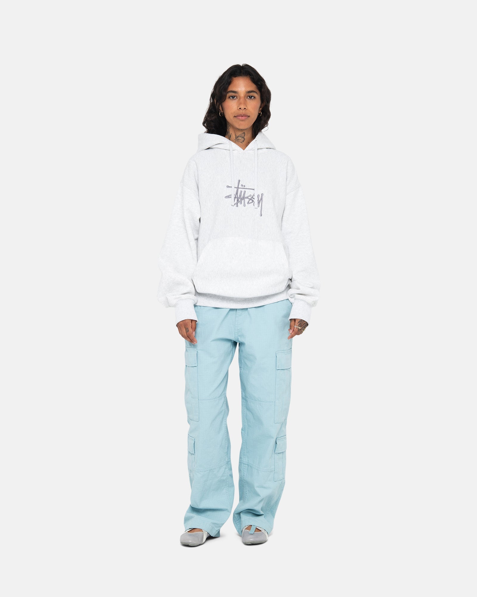 BASIC APPLIQUE HOODIE