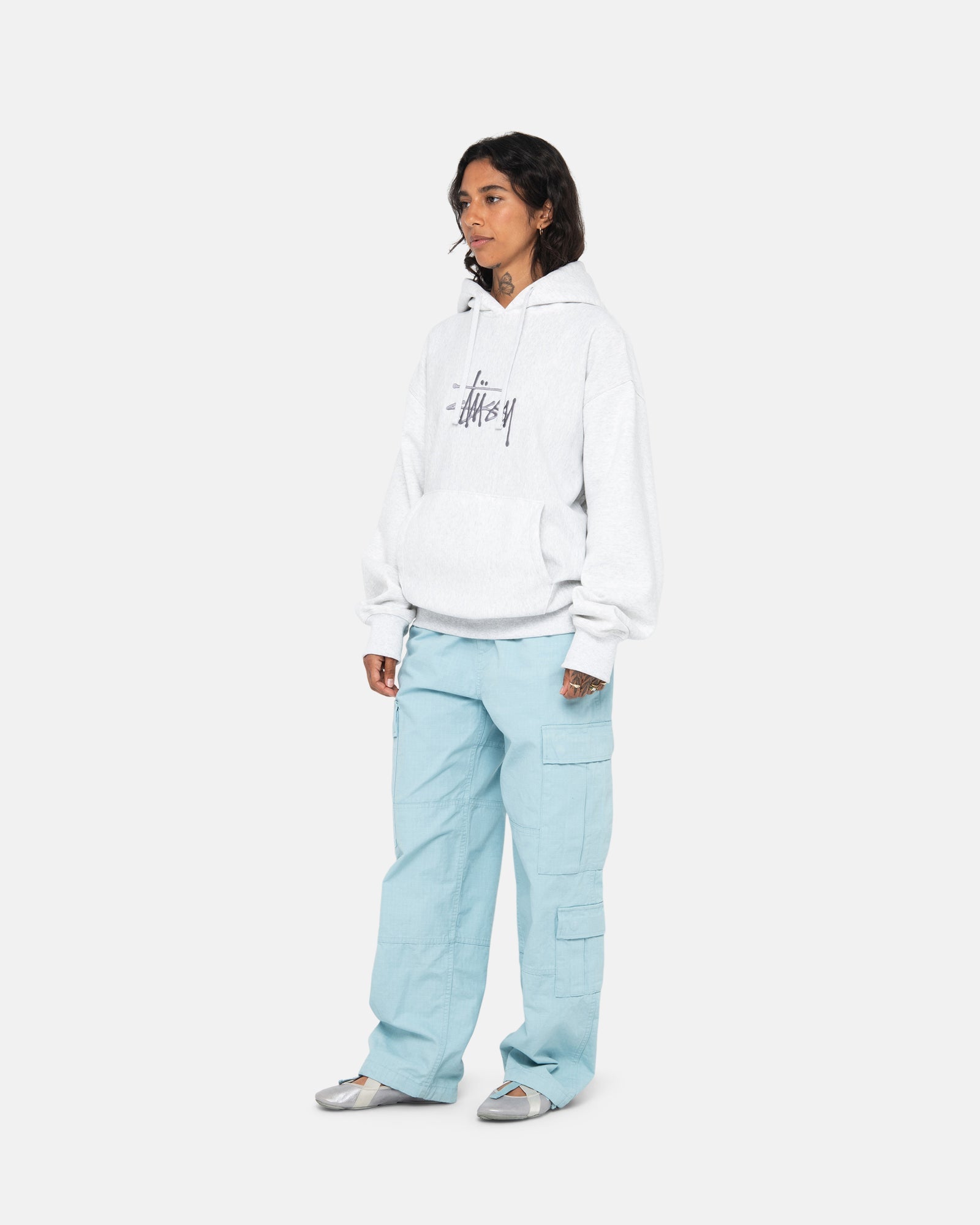 BASIC APPLIQUE HOODIE