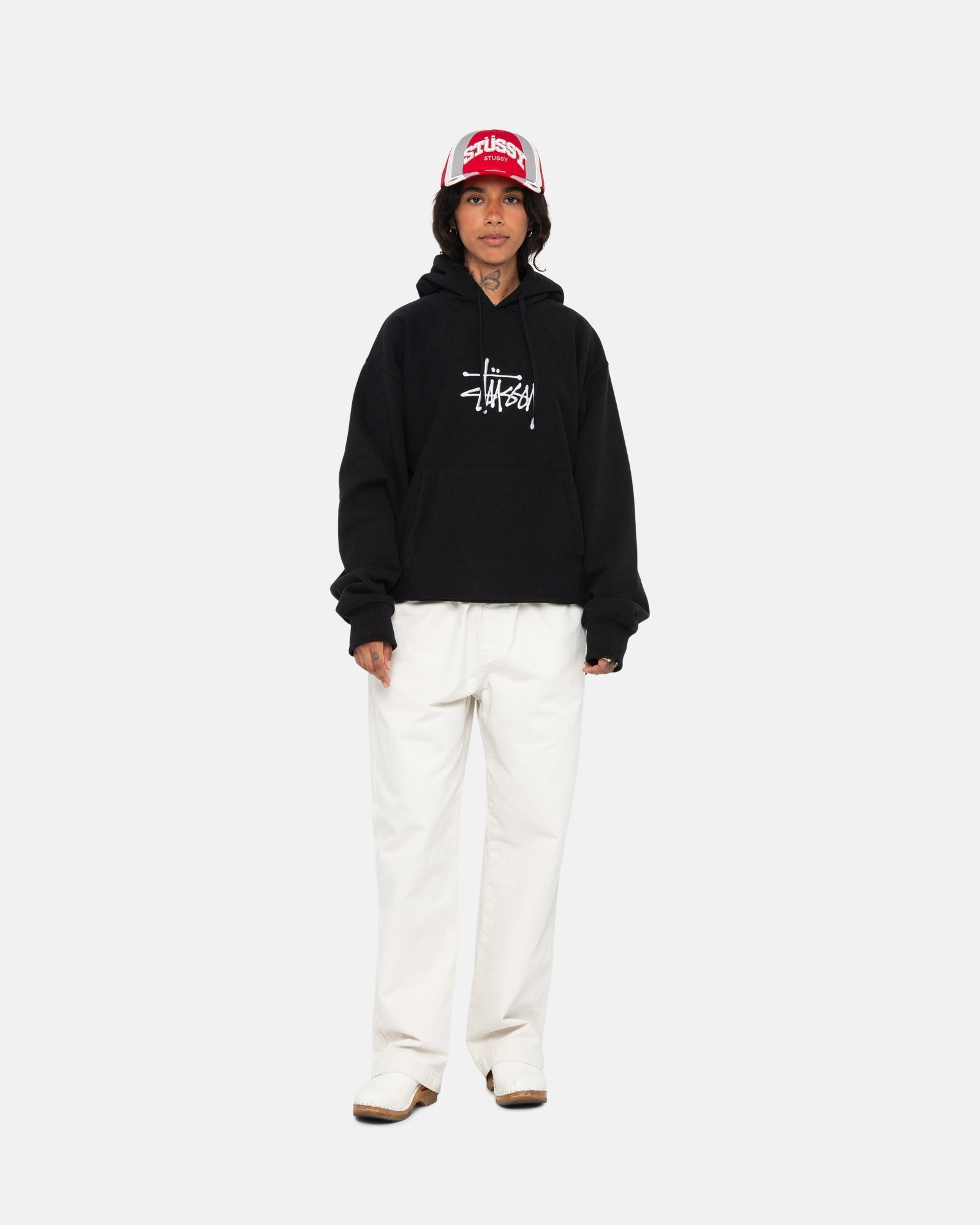 BASIC APPLIQUE HOODIE