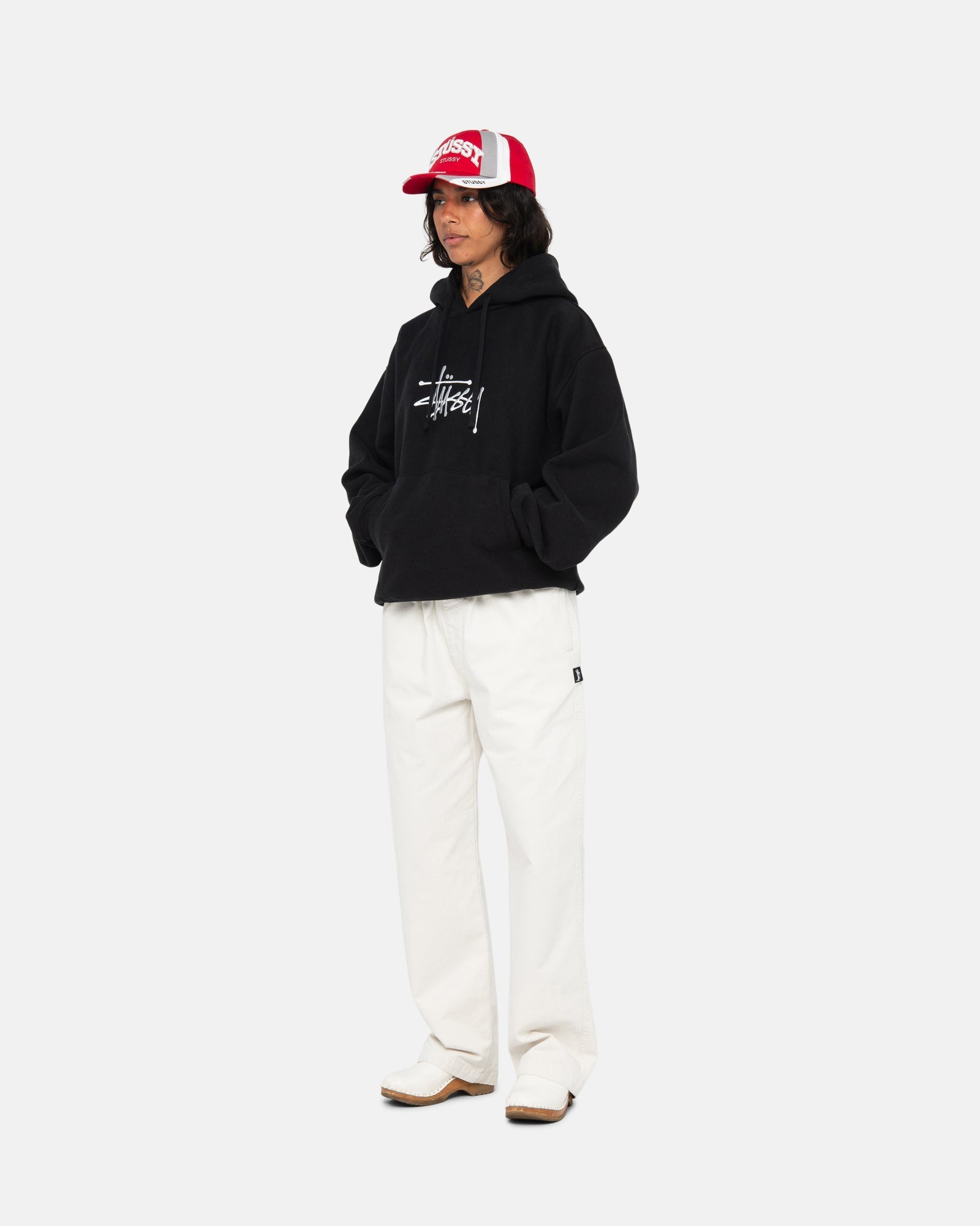 BASIC APPLIQUE HOODIE