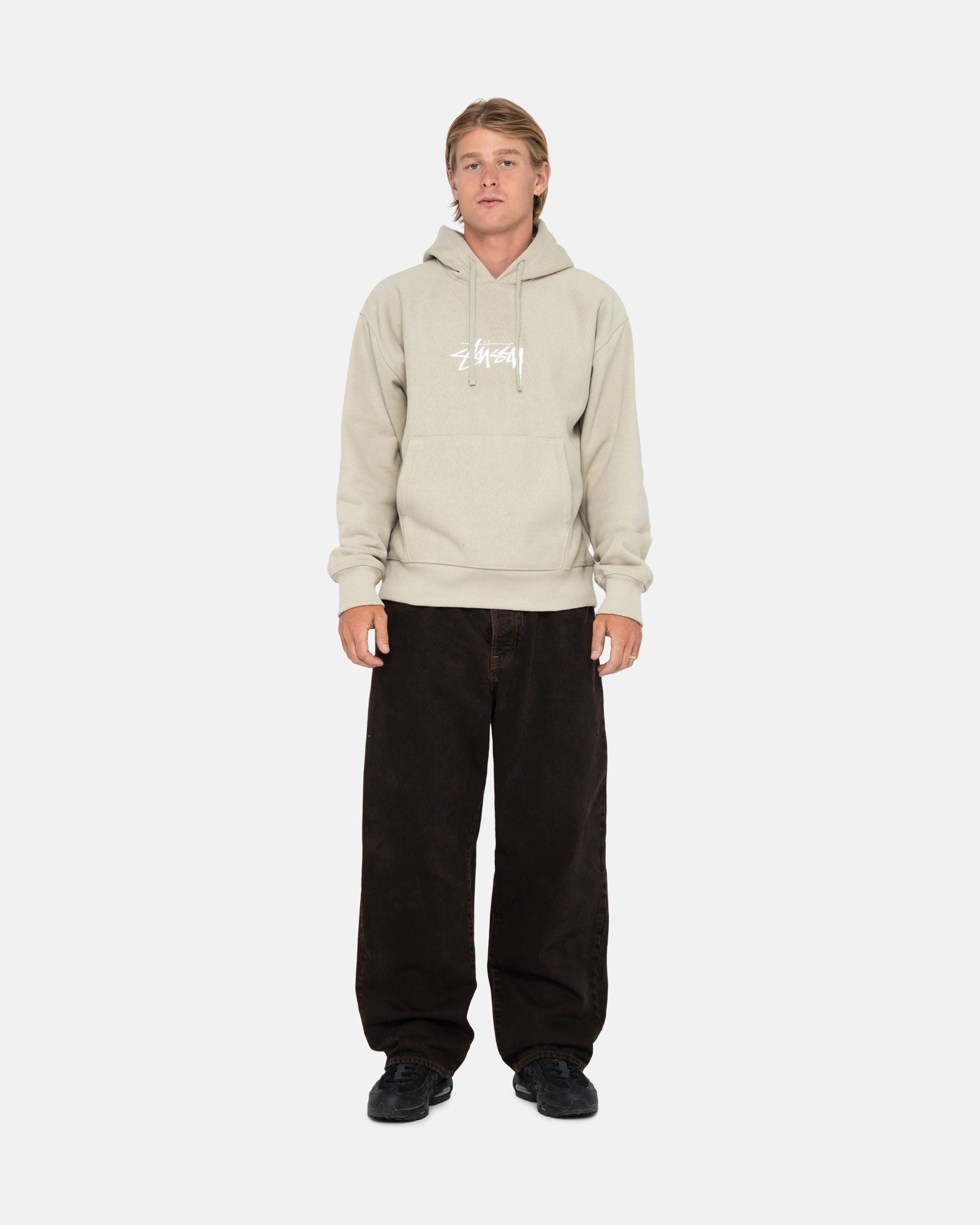 STOCK LOGO APPLIQUE HOODIE