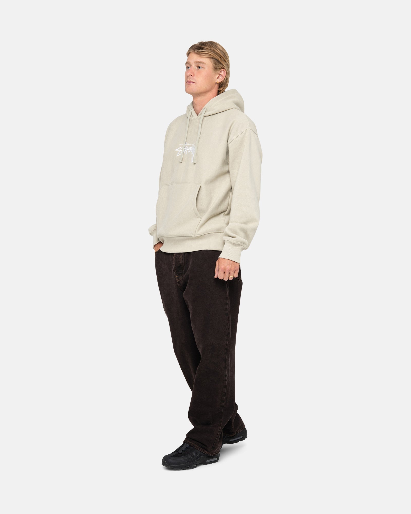 STOCK LOGO APPLIQUE HOODIE
