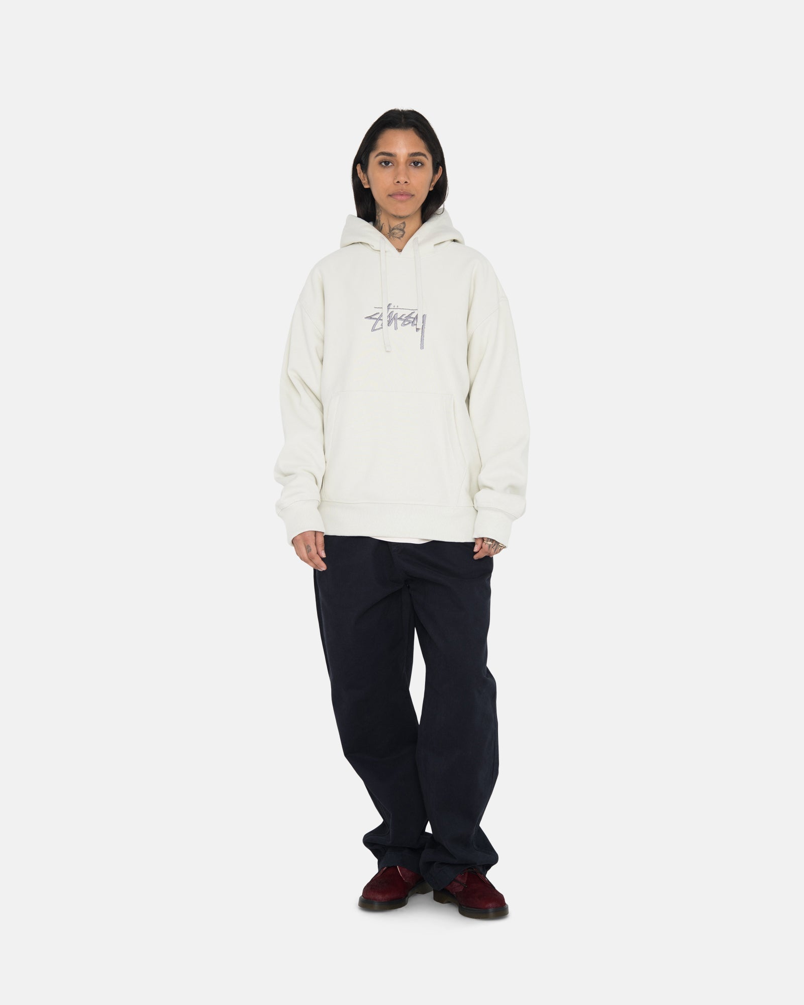STOCK LOGO APPLIQUE HOODIE