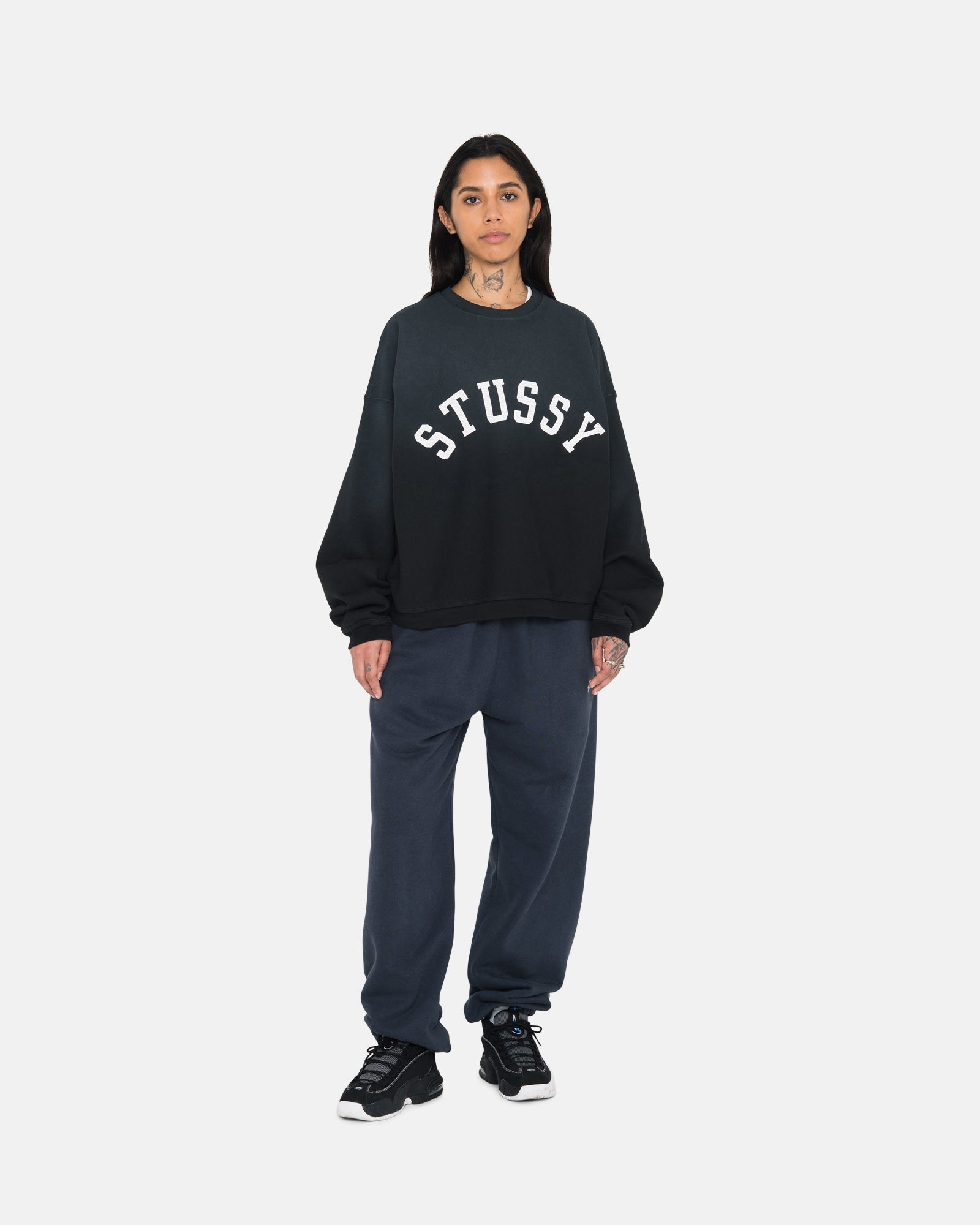 SUN FADED OVERSIZED CREW