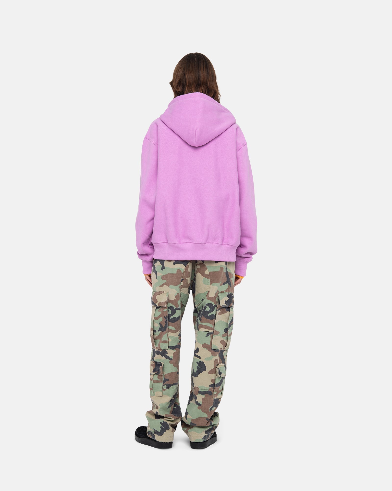STOCK LOGO ZIP HOODIE