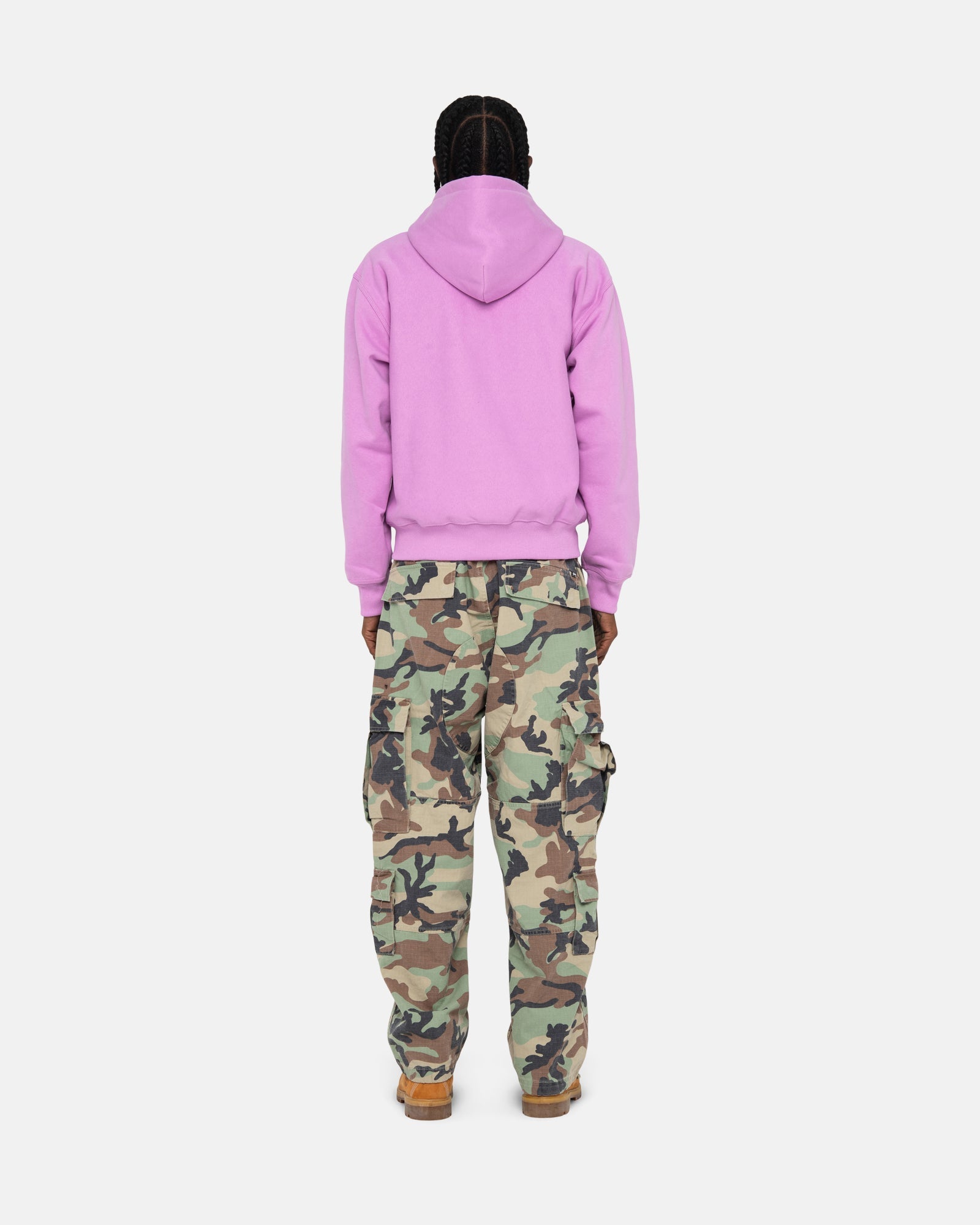 STOCK LOGO ZIP HOODIE