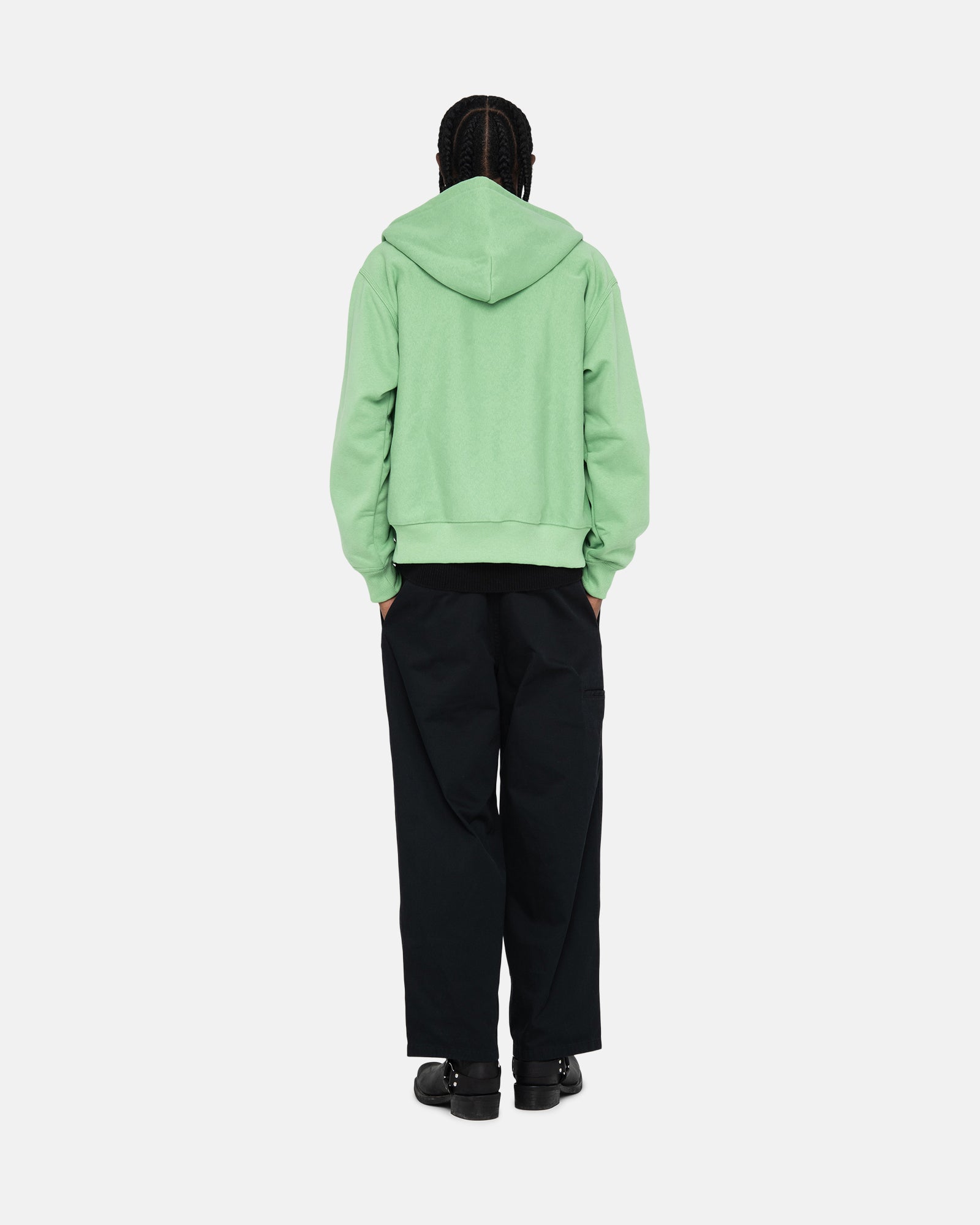 STOCK LOGO ZIP HOODIE